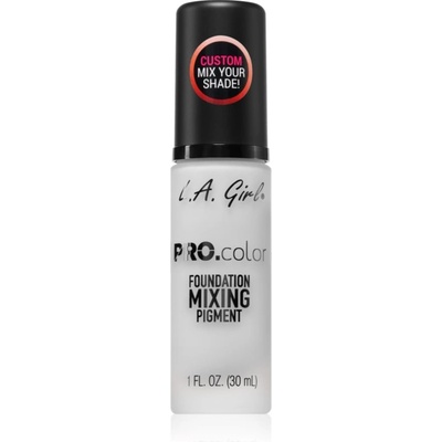 L. A. Girl Cosmetics PRO. Color цветен пигмент във фон дьо тена цвят White 30ml