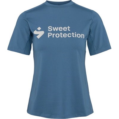 Sweet Protection Дамска фланелка с къс ръкав за колоездене Sweet protection Women's Hunter S/S Jersey Cycling jersey - Flare Blue - размер XS (156-2612-0211)