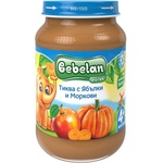 Bebelan пюре тиква ябълки и моркови - 190 г