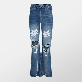 Image 1 of 7 For All Mankind Дънки 7 For All Mankind Women's Easy Bootcut Jeans - Exploded Floral