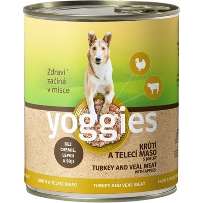 Yoggies morčacie a teľacie s jablkami 800 g