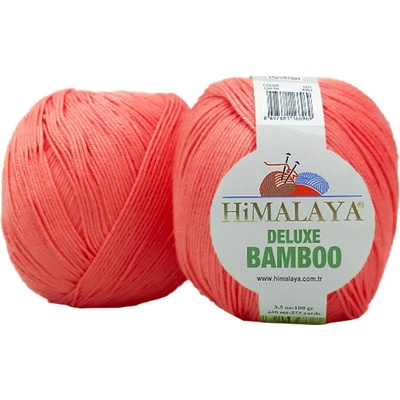 Himalaya příze DeLuxe Bamboo_124-09 korálová