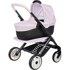 Smoby Комбинирана количка Maxi Cosi за кукли светло розова (253121)