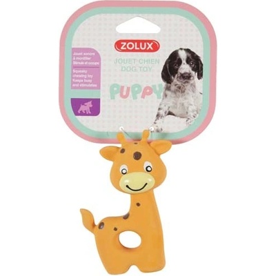 Zolux GIRAFFE latexová hračka pre šteniatka 7,5 x 3,5 x 10 cm