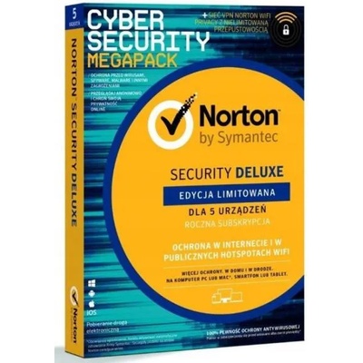 Symantec Norton Security Deluxe 3.0 (5 Device/1 Year) 21386356