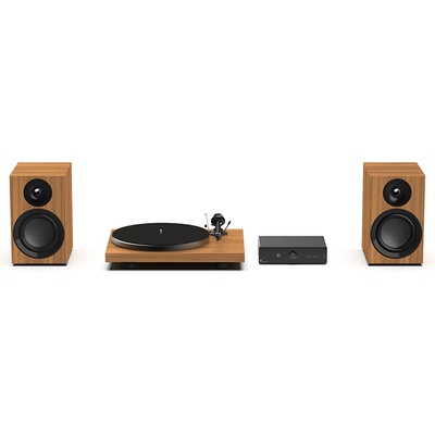 Pro-Ject Комплект Pro-Ject Colourful Audio System E - кафяв (9120129868105)