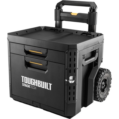 Toughbuilt StackTech Pojízdný box na nářadí se 2 zásuvkami TB-B1-D-R92