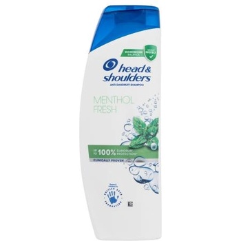Head & Shoulders Menthol Fresh 400 ml шампоан против пърхот с аромат на ментол унисекс