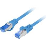 Lanberg пач кабел Cat6a S/FTP LSZH CCA 0, 5 м, син PCF6A-10CC-0050-B (PCF6A-10CC-0050-B)