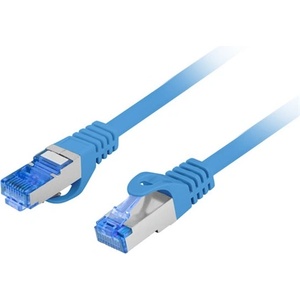 Lanberg пач кабел Cat6a S/FTP LSZH CCA 0, 5 м, син PCF6A-10CC-0050-B (PCF6A-10CC-0050-B)