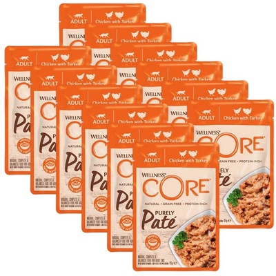 Wellness Core Purely Paté пиле и пуйка 12 x 85 г