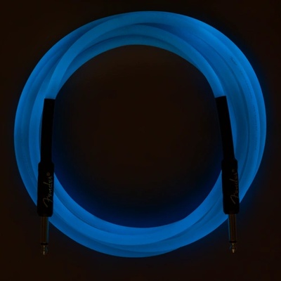 Fender Glow in the Dark Cable, Blue 3m