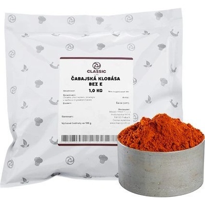 Classic line Směs kořenící čabajská klobása bez E 1Kg