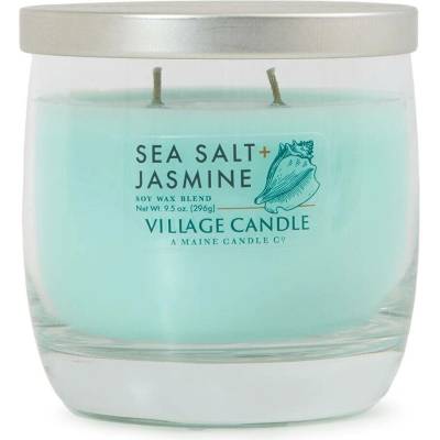 Village Candle Wild Light Bowl Sea Salt + Jasmine 296 g