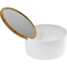 Bathroom Solutions Kosmetické zrcátko s organizérem kulaté