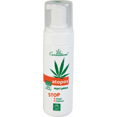 Cannaderm Atopos umývacia pena 180 ml