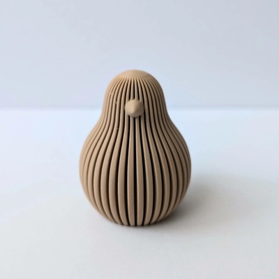 Designová kuřátko Dák Moderní jarní dekorace Latte brown – Zboží Mobilmania