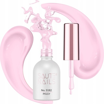 Saute Nails Hybridní lak na nehty 8 ml S182 Piggy