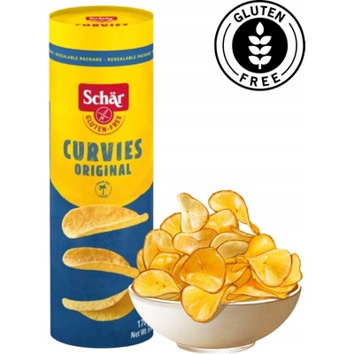 Schär Curvies Original křupavé chipsy bez lepku 170 g – Zboží Dáma