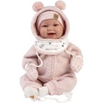 Llorens 84480 NEW BORN - реалистична кукла бебе със звуци и меко текстилно тяло - 44 (4-84480)