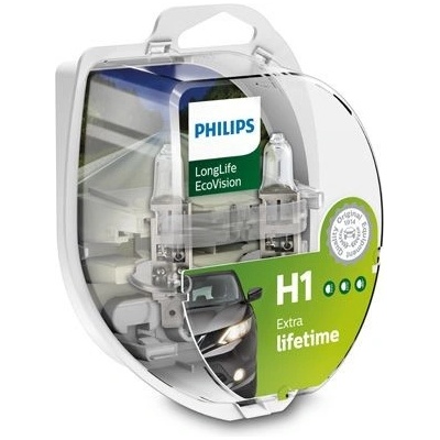 Philips LongLife EcoVision H1 P14,5s 12V 55W 12258LLECOS2 2ks