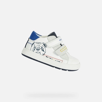 GEOX Бели момчешки маратонки Geox Biglia Boy Geox | Byal | Момчешки | 22