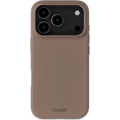 Holdit Гръб Holdit Silicone за iPhone 17 Pro Max - Mocha Brown