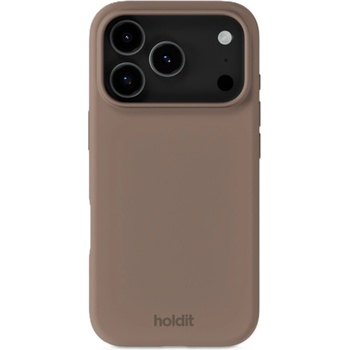 Holdit Гръб Holdit Silicone за iPhone 17 Pro Max - Mocha Brown