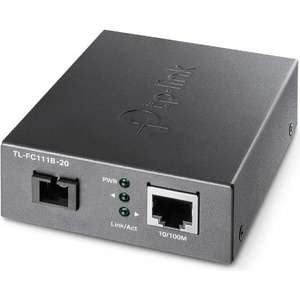 TP-Link Omada TL-FC111B-20 мрежов медиен конвертор 100 Мбит/с Единичен режим Черен (TL-FC111B-20)