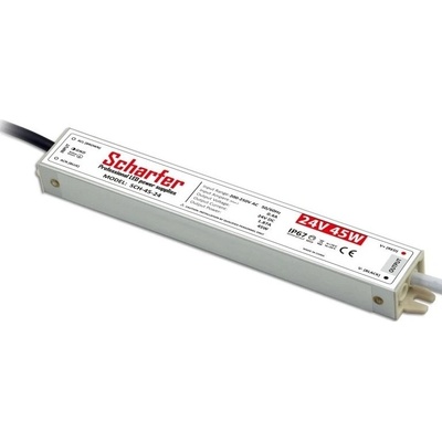 Ledshopik LED zdroj Scharfer SCH-45-24V 24V 45W 1,87A IP67 7 let záruka