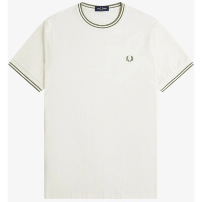 Fred Perry Тениска Fred Perry Twin Tipped T-Shirt - Lt Ecru Y54