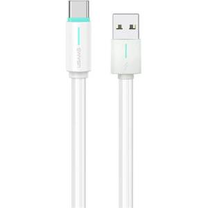 USAMS Кабел за данни USAMS YU USB - Type-C, 100 cm, БЯЛ SJ732USB02 (SJ732USB02)