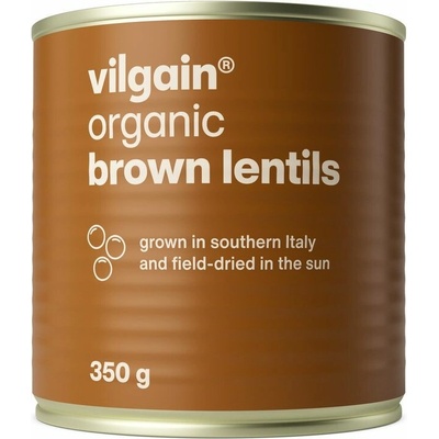 Vilgain Hnědá čočka v nálevu BIO 350 g – Zboží Dáma