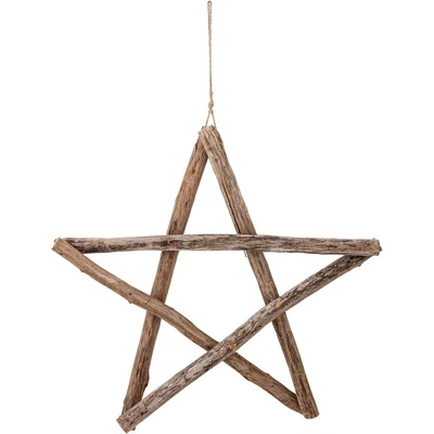 Bloomingville Дървен висящ коледен орнамент Rai - Bloomingville (82052029)