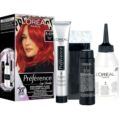 L'Oréal Préférence Vivid 8.624 Bright Red