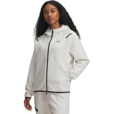 Under Armour Поларена блуза Under Armour Women's Unstoppable Full-Zip Fleece - Summit White