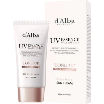 D'Alba Слънцезащитен крем за лице Waterfull Tone-up, SPF50+, 50 ml