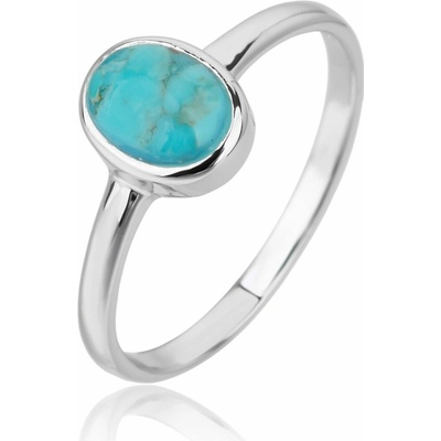 Jan Kos jewellery Stříbrný prsten s tyrkysem 32106226