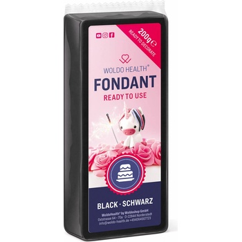 WoldoHealth® Fondán černý 200 g