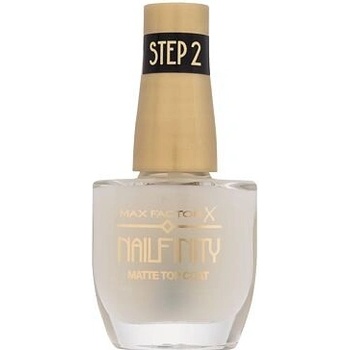 Max Factor Nailfinity Matte Top Coat matný vrchní lak odstín 101 Velvet Curtain 12 ml