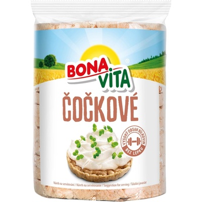 Bonavita Celozrnné čočkové chlebíčky s mořskou solí 90 g – Sleviste.cz