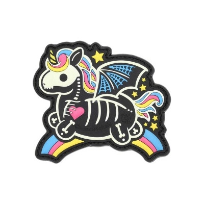 Nášivka Skeleton Unicorn, 3D JTG