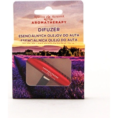 Altevita Aroma difúzer do auta nastaviteľný - červený