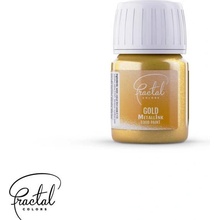 Fractal Colors Colors Tekutá metalická barva Gold 30 ml