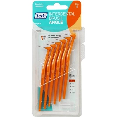 TePe Интердентални четки Angle, 0.45 mm, размер 1, 6 броя