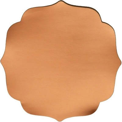 Santex Prostírání papírové měděné 34x34 cm 6 ks