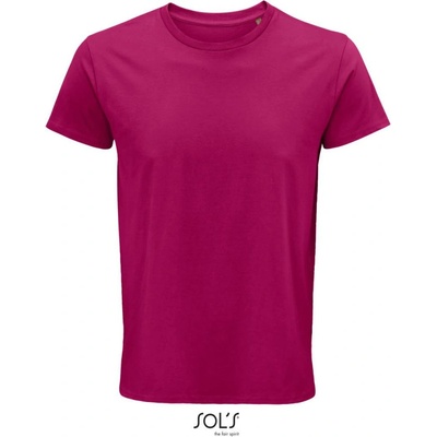 SOL's Collection Tričko Crusader Men z bio bavlny krátký rukáv pánské Fuchsia