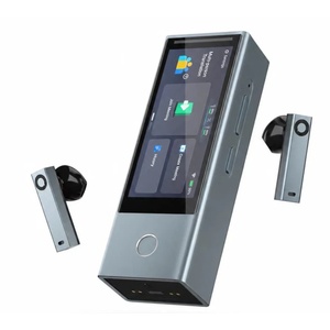 Timekettle Професионални безжични слушалки за превод TIMEKETTLE X1 Meeting, До 5 езика едновременно, Български и още 45 езика AI translator, ANC, 8 часа автономност, Сив (8517629400)