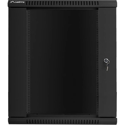 Lanberg Комуникационен шкаф Lanberg WF01-6415-10B, 19", 15U, 600 x 450 x 774, черен (WF01-6415-10B)