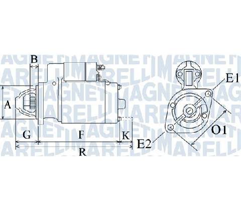 Štartér MAGNETI MARELLI 063720162010